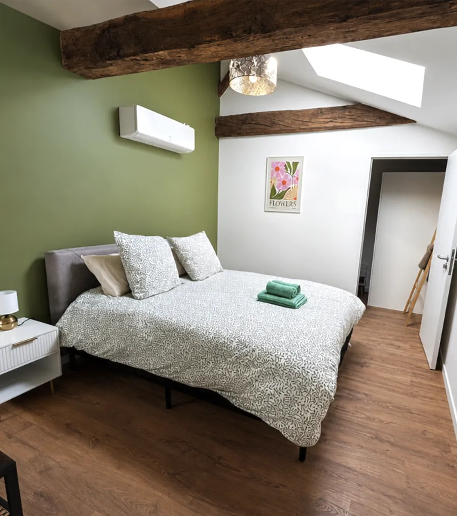 Une chambre du Gîte Le 1701