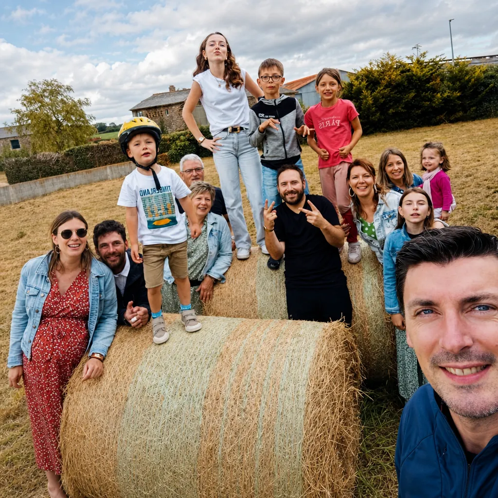 La famille au Gîte Le 1701